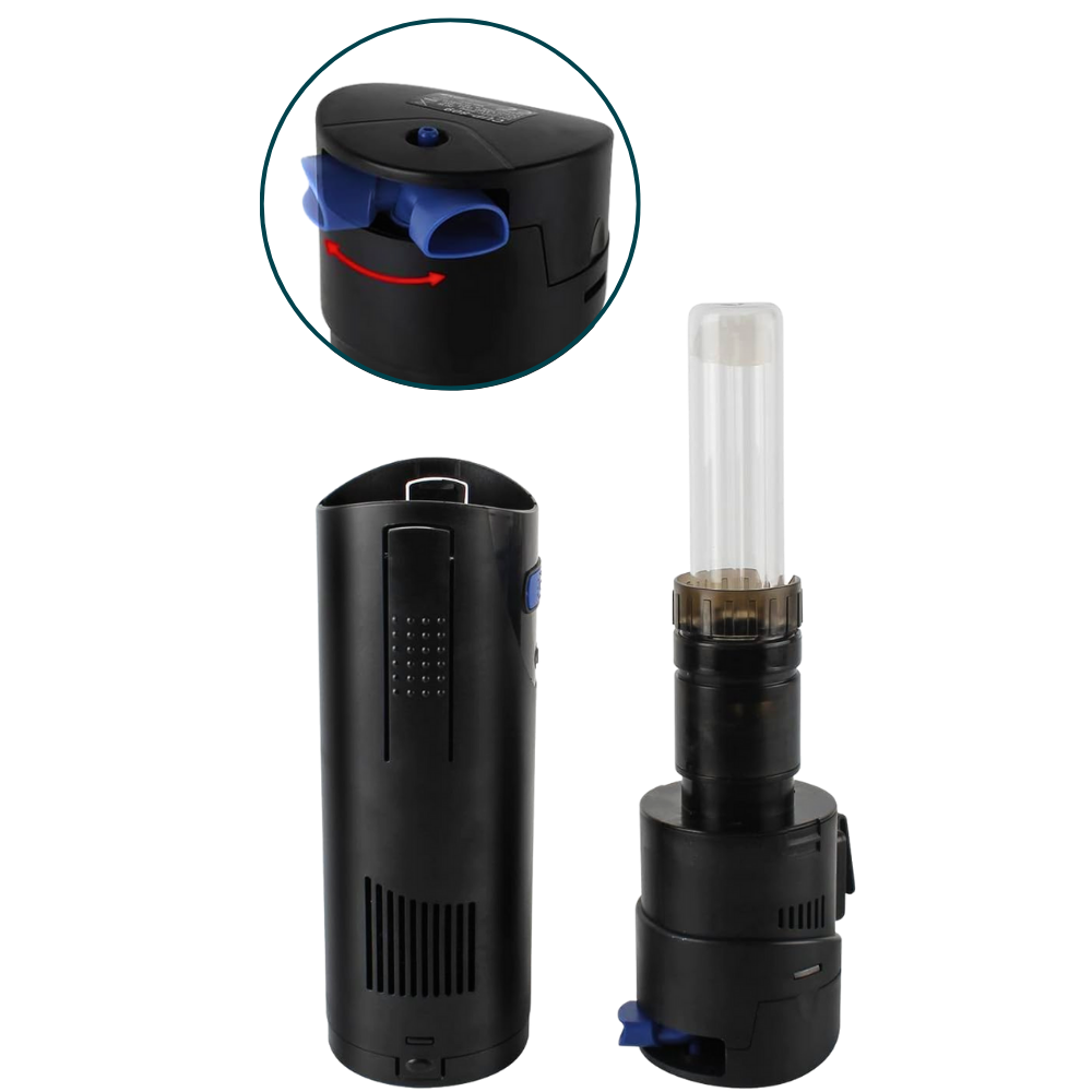 AllPondSolutions 700L/H Aquarium Internal Filter with 9w UV 700IF+