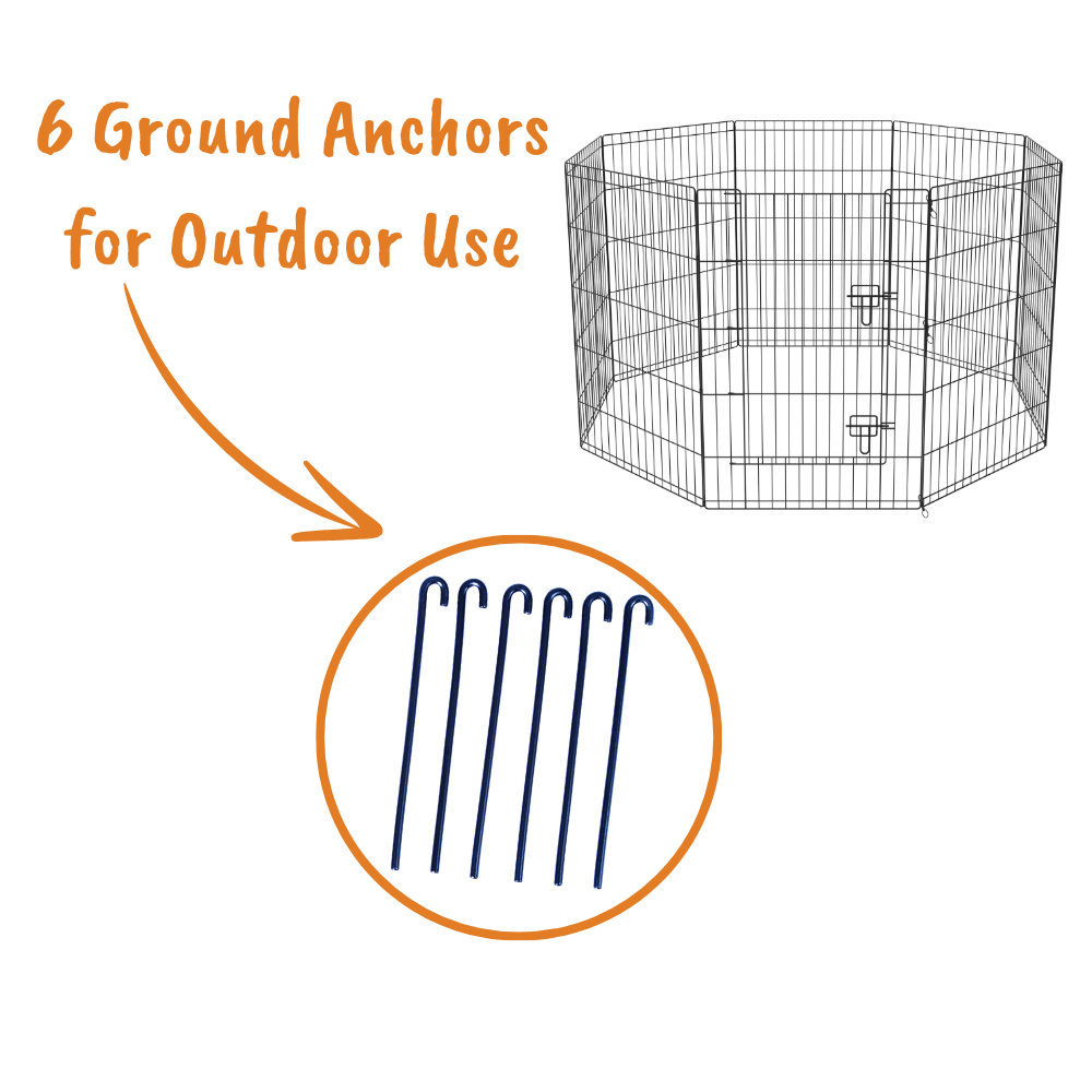 AllPetSolutions Exercise Playpen for Pets - 36 inch / 91 cm