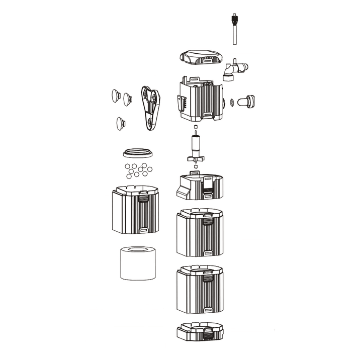 AllPondSolutions 1200L/H Aquarium Internal Filter INFIL-1200 - AllPetSolutions