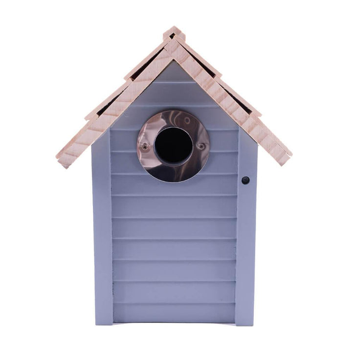 AllPetSolutions Beach Hut Bird Nest Box, Blue - AllPetSolutions