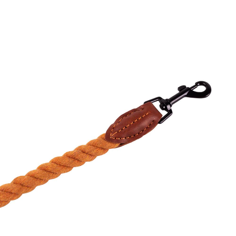 AllPetSolutions Cotton Rope Dog Lead, Brown, 120cm - All Pet Solutions