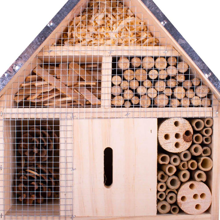 AllPetSolutions Insect & Bug Hotel with Metal Roof, Small - All Pet Solutions