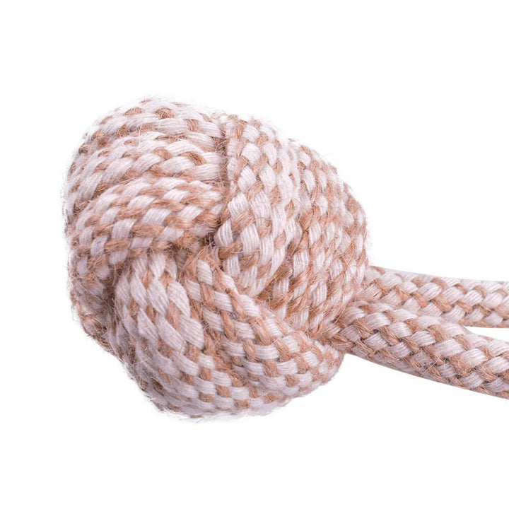 AllPetSolutions Natural Hemp Rope Dog Toy with Loop - All Pet Solutions