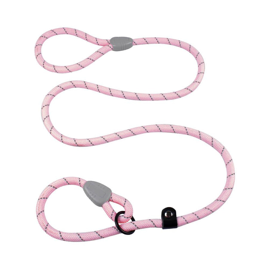 AllPetSolutions Reflective Rope Slip Dog Lead, Pink, 140cm - All Pet Solutions