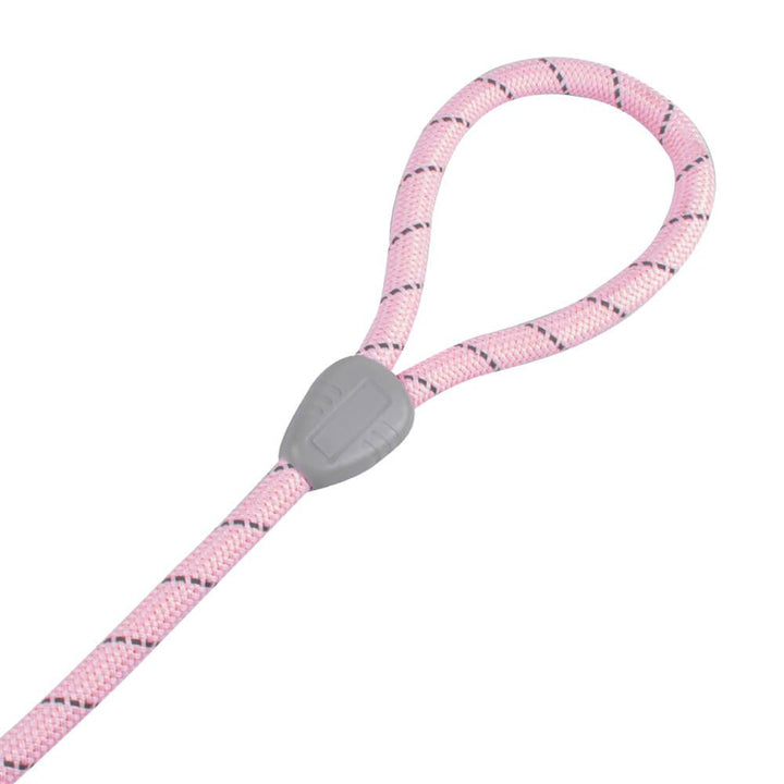 AllPetSolutions Reflective Rope Slip Dog Lead, Pink, 140cm - All Pet Solutions