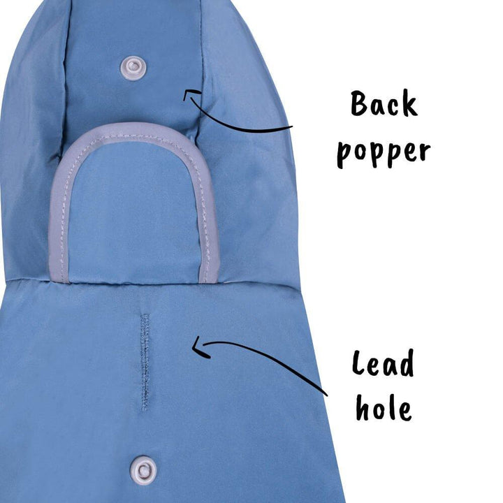 AllPetSolutions Reflective Waterproof Dog Rain Coat, Blue - S / M / L - All Pet Solutions