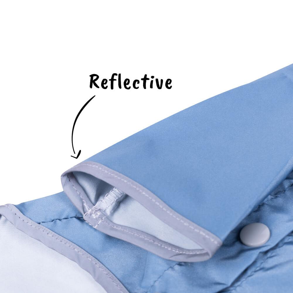 AllPetSolutions Reflective Waterproof Dog Rain Coat, Blue - S / M / L - All Pet Solutions