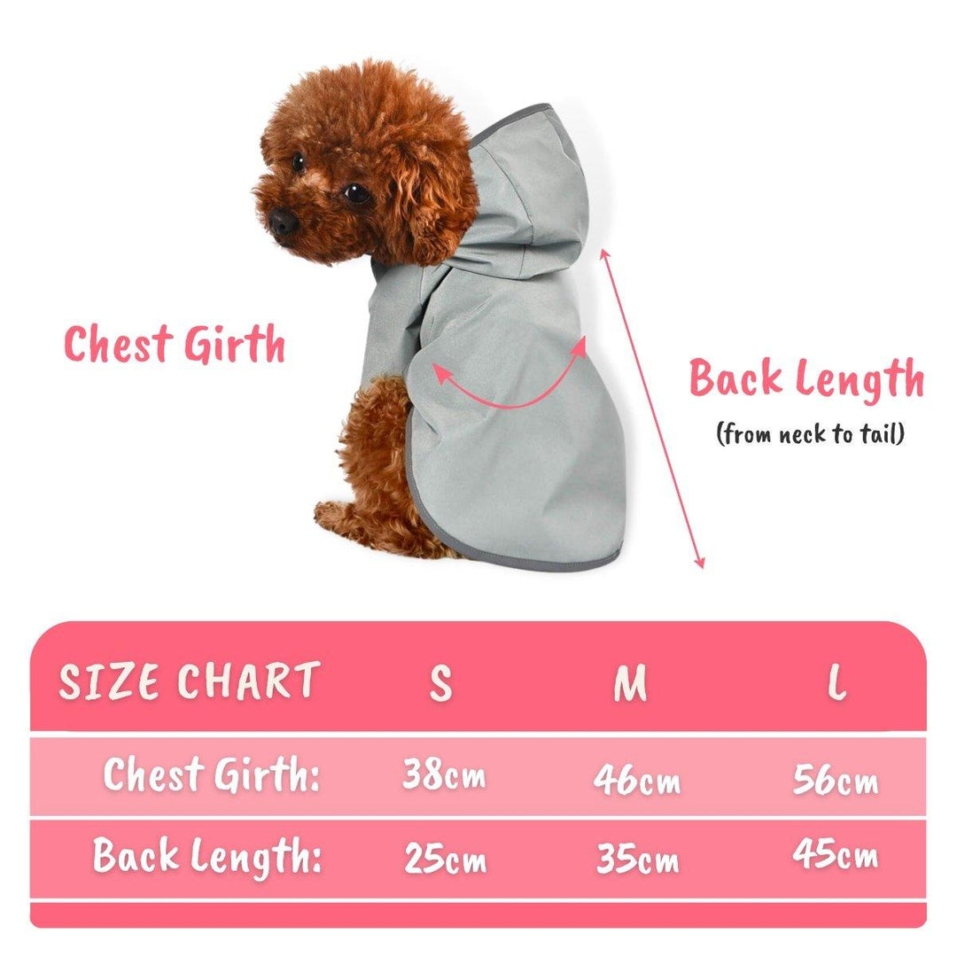 AllPetSolutions Reflective Waterproof Dog Rain Coat, Blue - S / M / L - All Pet Solutions