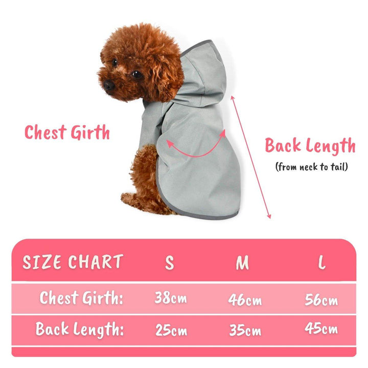 AllPetSolutions Reflective Waterproof Dog Rain Coat, Blue - S / M / L - All Pet Solutions