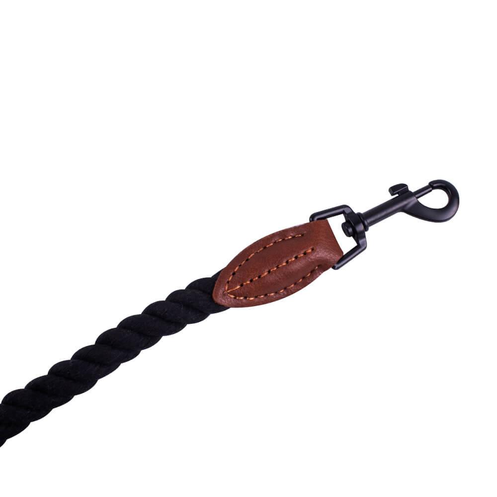 AllPetSolutions Rope Dog Lead, Black, 120cm - All Pet Solutions