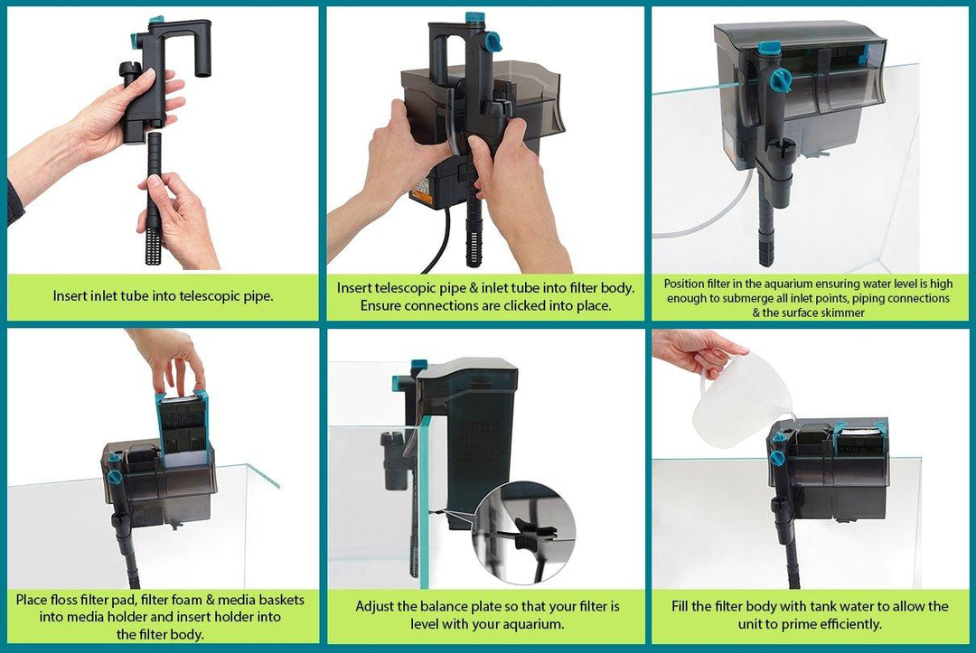 Aquarium Hang on Filter 800 L/H + 5W UV - All Pet Solutions
