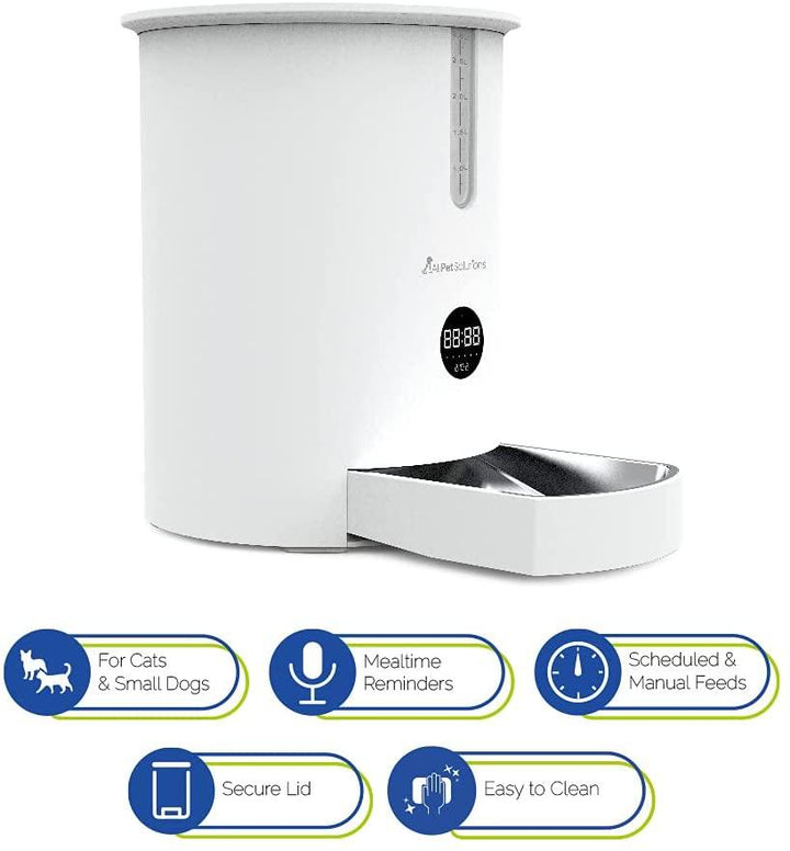 Automatic Pet Feeder LED & Voice Recording 2.8L - All Pet Solutions