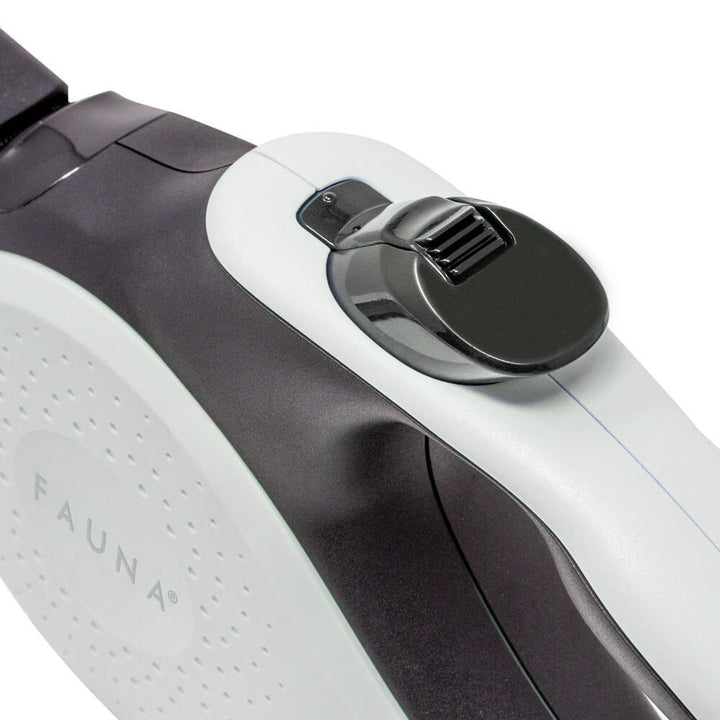 Fauna® Luxury Retractable Tape Dog Lead - Grey 5M - 50KG - All Pet Solutions