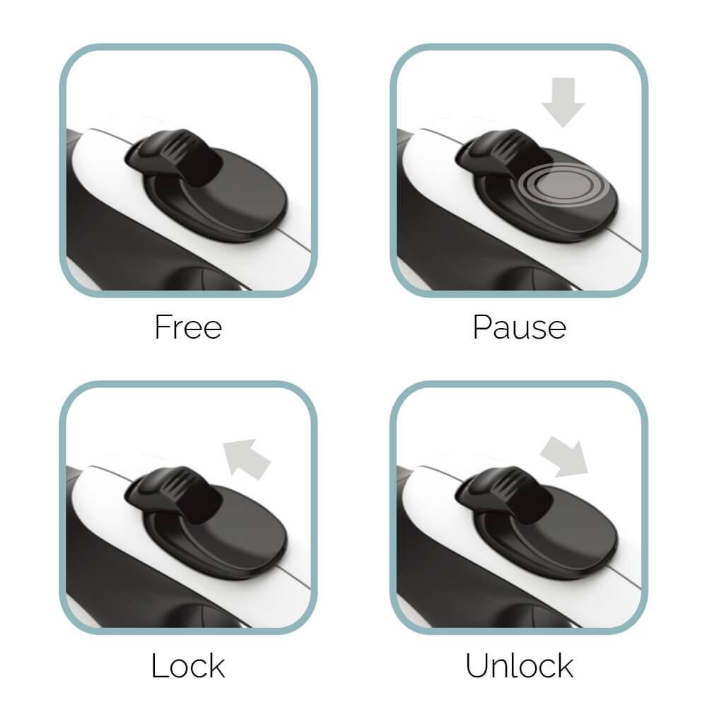 Fauna® Luxury Retractable Tape Dog Lead - Lilac 5M - 50KG - All Pet Solutions