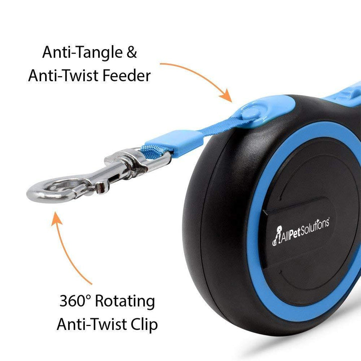 Retractable Dog Lead - Orange 3M / 5M / 8M - 15-50KG - All Pet Solutions
