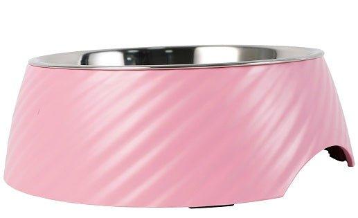Twill Round Cat Dog Bowl - Pink S/L - All Pet Solutions