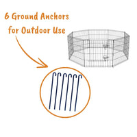 AllPetSolutions 24 inch / 61 cm exercise playpen to keep pets safely contained