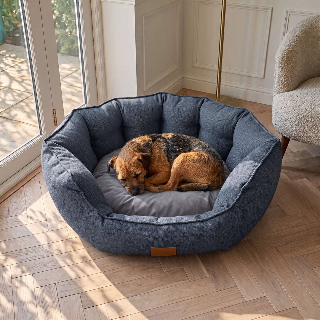 AllPetSolutions Alfie Premium Dog Bed - Pebble Grey