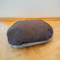 AllPetSolutions Alfie Premium chocolate truffle dog bed with a removable washable fleece lining