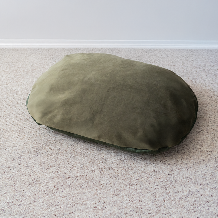 AllPetSolutions Alfie Premium Luxury Dog Bed - Forest Green - S/M/XL
