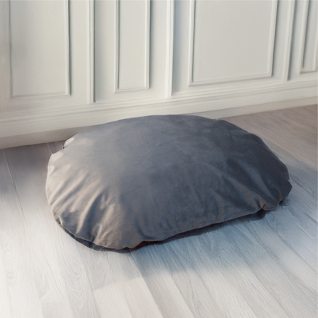 AllPetSolutions Alfie Premium Luxury Dog Bed - Pebble Grey - S/M/XL