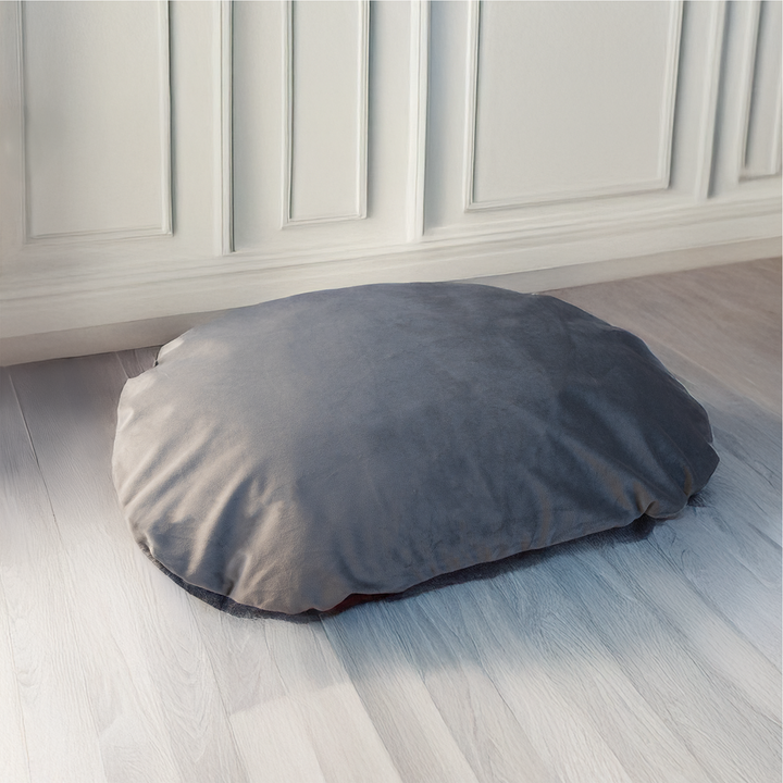 AllPetSolutions Alfie Premium Luxury Dog Bed - Pebble Grey - S/M/XL