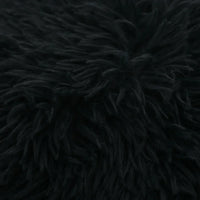 AllPetSolutions charcoal plush dog bed shown in a home setting
