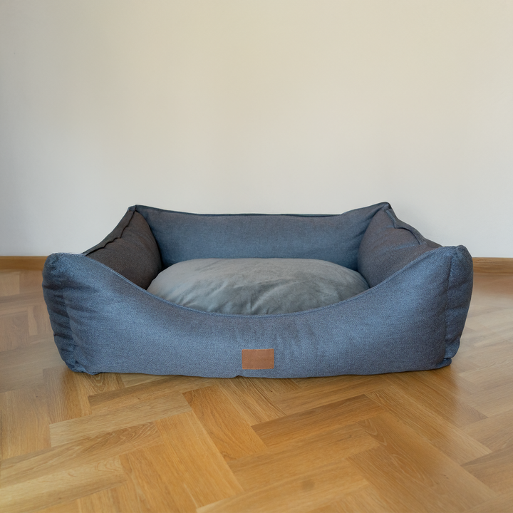 AllPetSolutions Willow Premium Luxury Dog Bed - Pebble Grey - S/M/XL