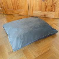 AllPetSolutions Willow Premium grey dog bed with a removable, fully machine washable lining