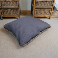 AllPetSolutions medium Willow Premium chocolate truffle dog bed measuring 80 x 65 x 28cm