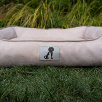 AllPetSolutions Dexter cream waterproof dog bed side profile