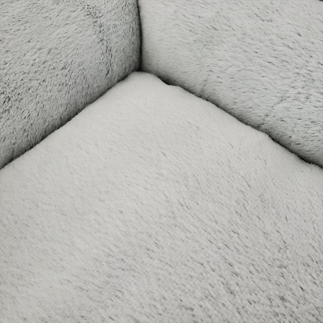 Daisy - Zigzag Grey Dog Bed - Size S/M/L