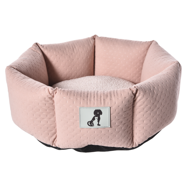Luna Soft Dog Bed Pink - Size S/M/L