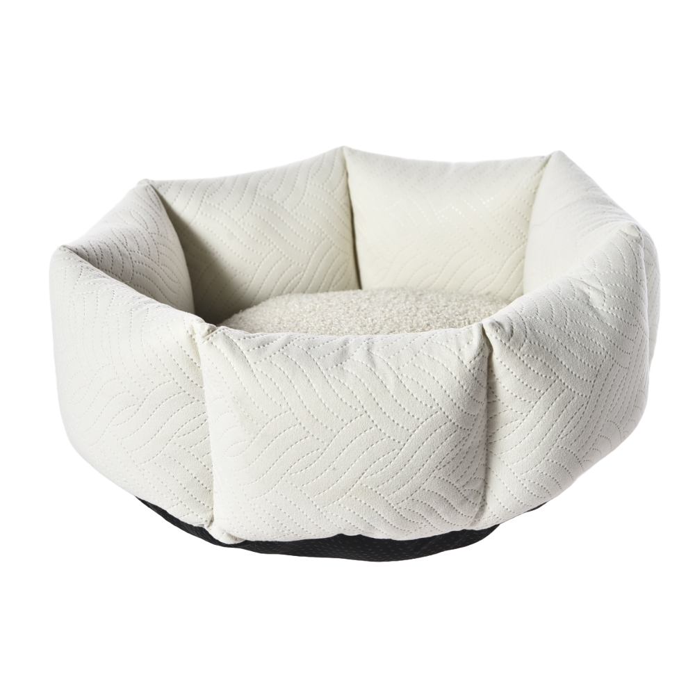 Luna Soft Dog Bed Cream - Size S/M/L