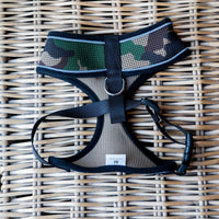 AllPetSolutions camo dog harness lead attachment ring detail
