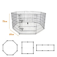 AllPetSolutions exercise playpen for pets sized at 30 inch panel height