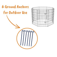 AllPetSolutions 42 inch exercise playpen giving dogs a roomy pen of their own