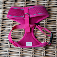 AllPetSolutions pink dog harness lead attachment ring detail