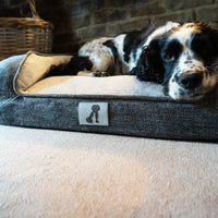 AllPetSolutions Duke grey sofa dog bed foam cushion detail