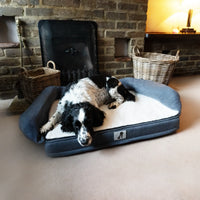 AllPetSolutions Grayson XL dog bed zip-off outer cover detail