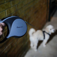 AllPetSolutions retractable dog lead handle grip detail