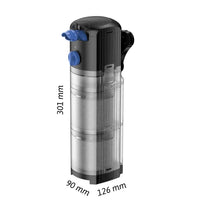 AllPetSolutions INFIL-1200 internal filter fitted inside an aquarium