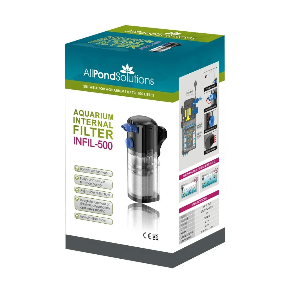 AllPetSolutions INFIL-500 500 L/H aquarium internal filter