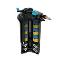 AllPetSolutions 20000L pressurised pond filter hose connection ports