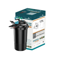 AllPetSolutions 20000L pressurised pond filter kit contents laid out