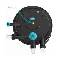 AllPetSolutions 25000L pressurised pond filter canister with lid clamp open