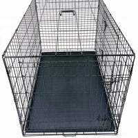 AllPetSolutions Elite large dog crate shown with its dimensions