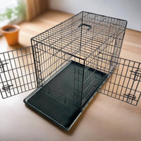 AllPetSolutions Elite folding dog crate, medium 92 x 56 x 62cm
