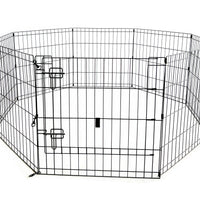 AllPetSolutions pet exercise playpen with 61cm wide panels forming a secure enclosure