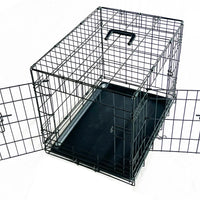 AllPetSolutions Elite extra small dog crate shown with its dimensions